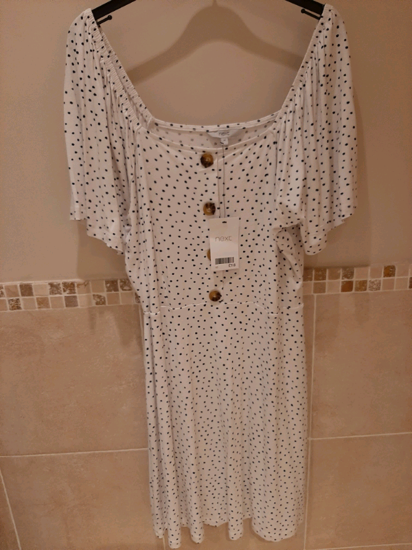 m and s polka dot dress